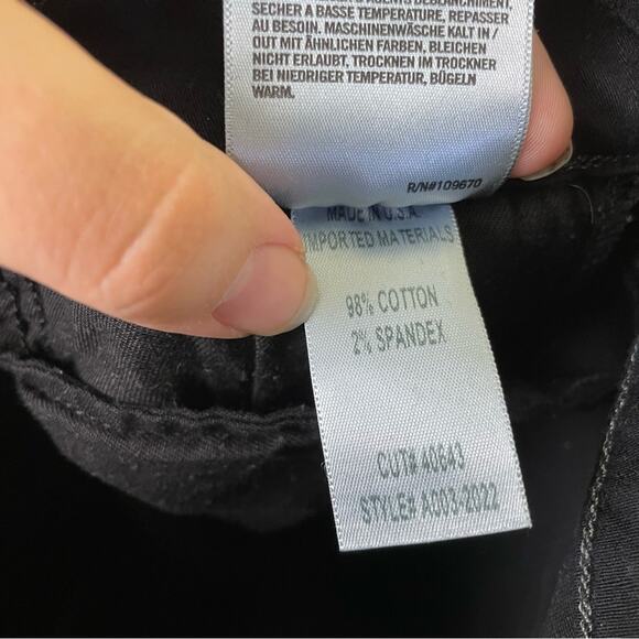 Agolde Black High Waist Skinny Jeans EUC Size 27 - Picture 4 of 13